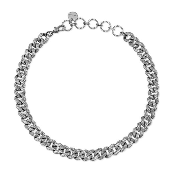 DIAMOND PAVE ESSENTIAL LINK NECKLACE