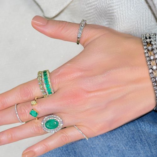 Emerald & Diamond Ring Summer Garden