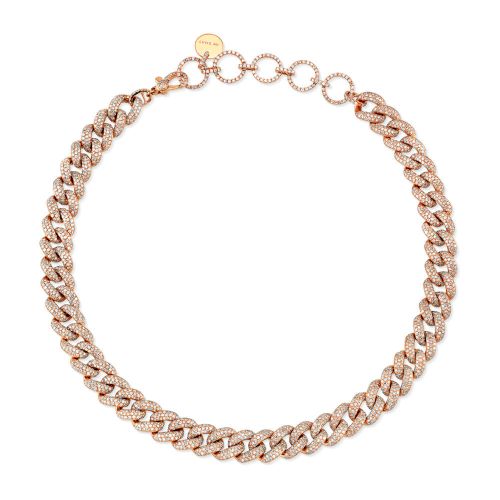 DIAMOND PAVE ESSENTIAL LINK NECKLACE