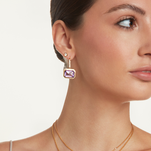 READY TO SHIP AMETHYST VERT EARRINGS