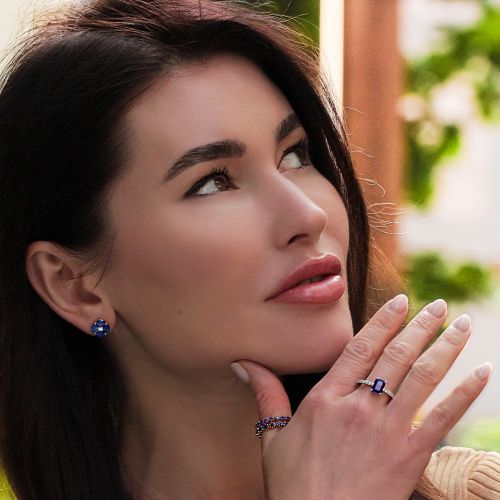 Sapphire & Diamond Ring Athena