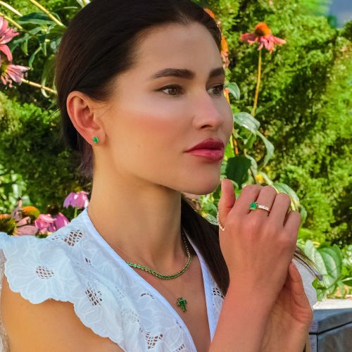 Emerald & Diamond Ring Mystery of Spring II