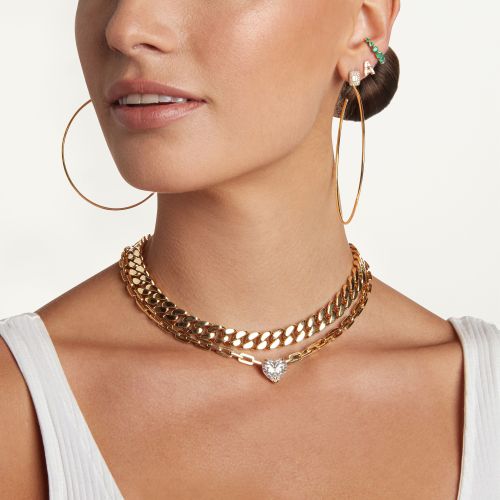 SOLID GOLD FLAT ESSENTIAL LINK NECKLACE