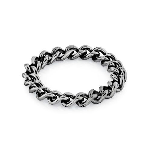 SOLID GOLD BABY LINK RING