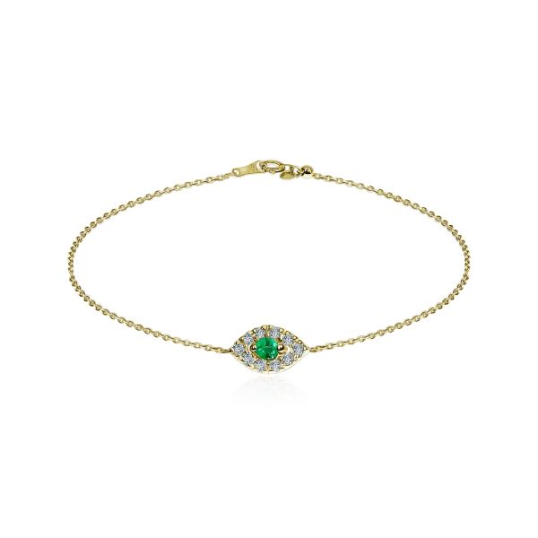 Emerald & Diamond Bracelet Green Parki