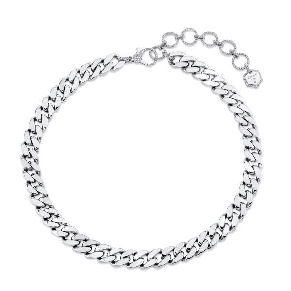 SOLID GOLD FLAT ESSENTIAL LINK NECKLACE