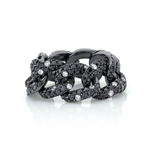 BLACK DIAMOND TWINKLE ESSENTIAL LINK RING