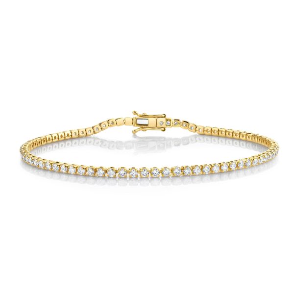 DIAMOND SINGLE LINE THREAD BRACELET