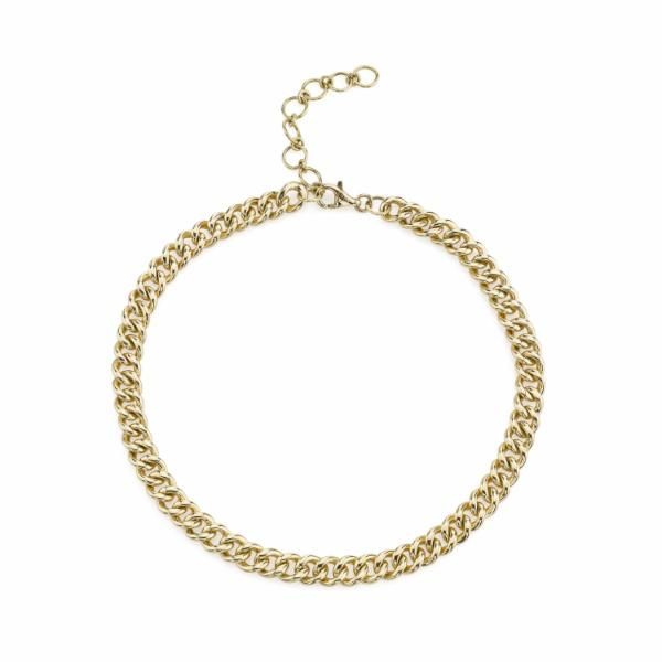SOLID GOLD MINI LINK BRACELET