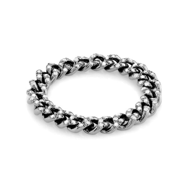 MINI ME DIAMOND PAVE BABY LINK RING
