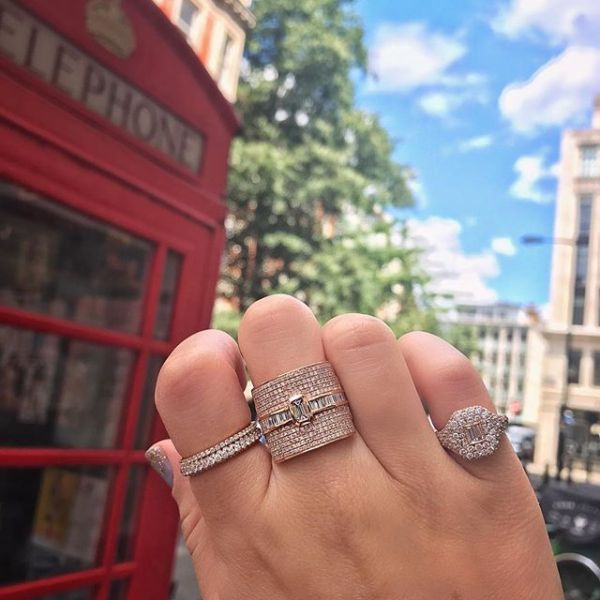 DIAMOND 3 SIDED ETERNITY BAND