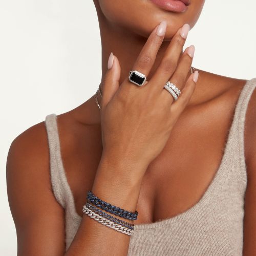 DIAMOND OVAL ETERNITY RING, 6cts