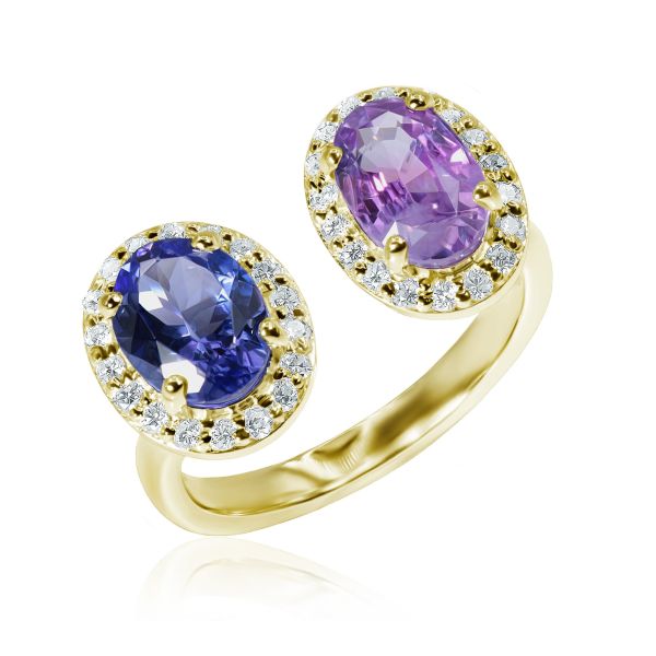 Sapphire & Diamond Ring Lilac Scent