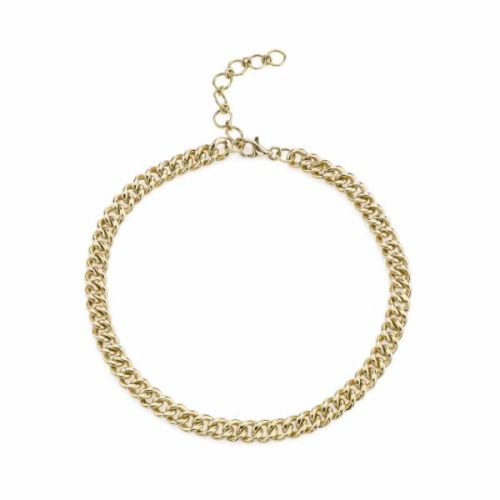 SOLID GOLD MINI LINK BRACELET