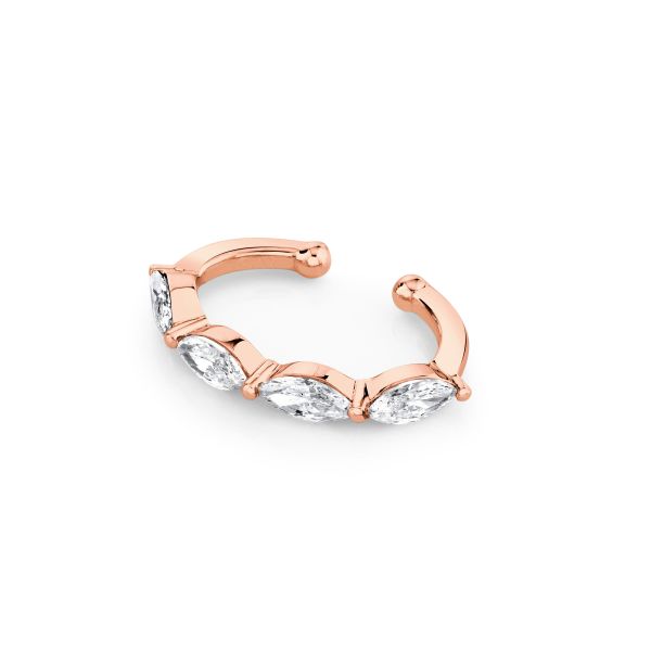 DIAMOND MARQUISE EAR CUFF