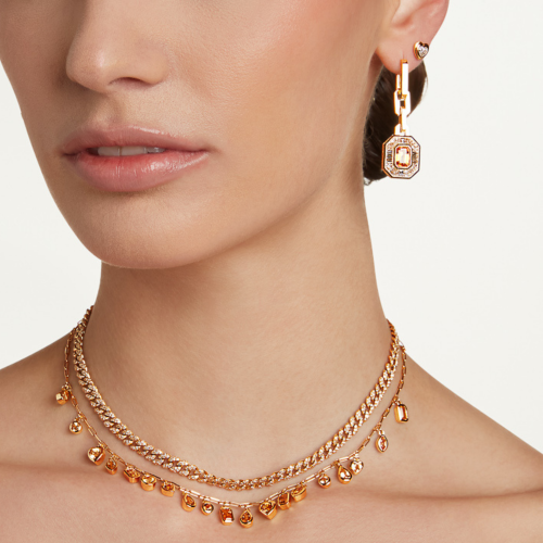 READY TO SHIP YELLOW SAPPHIRE & DIAMOND HALO MINI DECO DROP EARRINGS