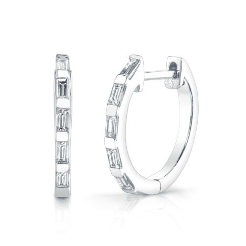 DIAMOND BAGUETTE HUGGIES, 12.5mm