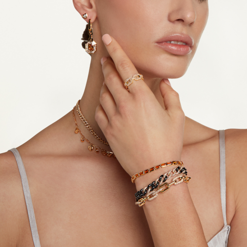 YELLOW SAPPHIRE & CITRINE EAST WEST TENNIS BRACELET