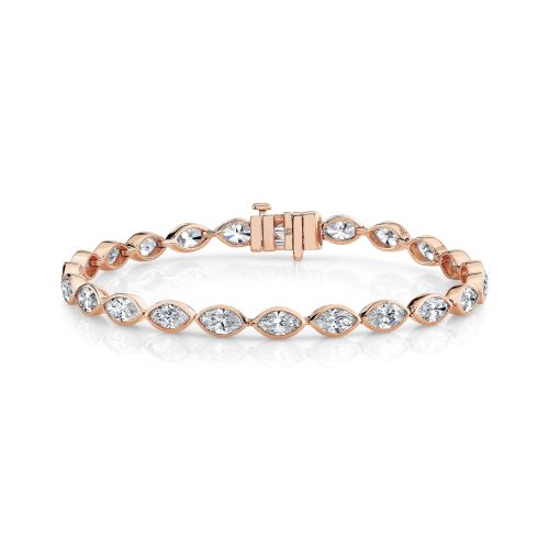 DIAMOND MARQUISE EAST WEST TENNIS BRACELET