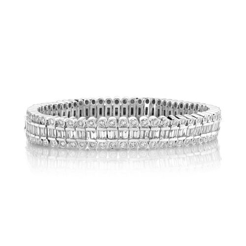DIAMOND DOT SCALES STRETCH BRACELET