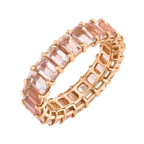 MORGANITE ETERNITY BAND