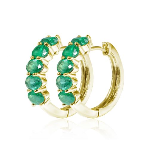 Emerald Earrings Bootes