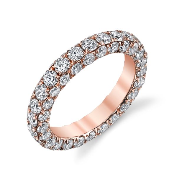 DIAMOND 3 SIDED ETERNITY BAND