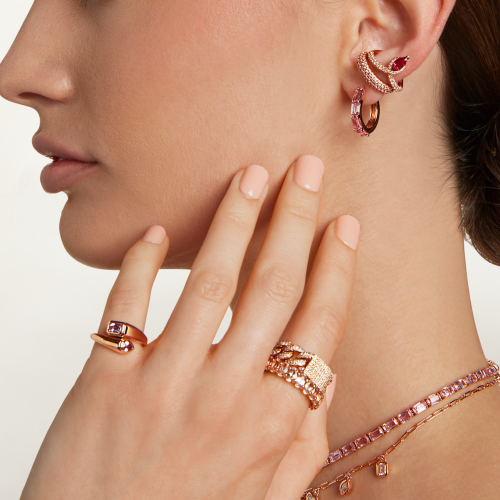 SMALL MORGANITE OVAL ETERNITY BAND