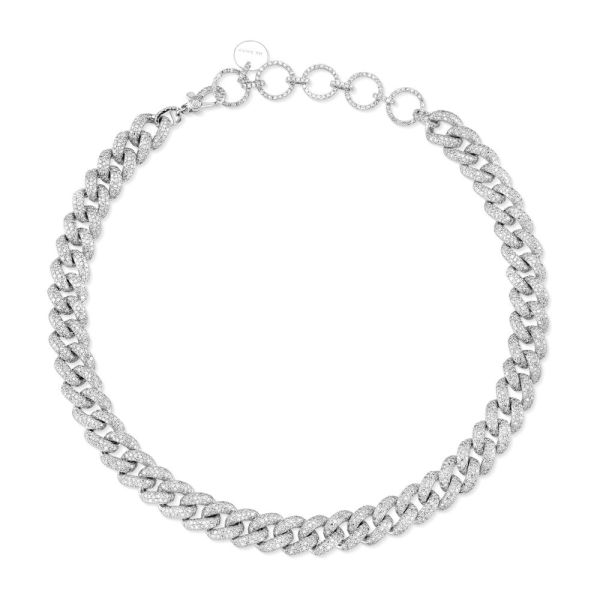DIAMOND PAVE ESSENTIAL LINK NECKLACE