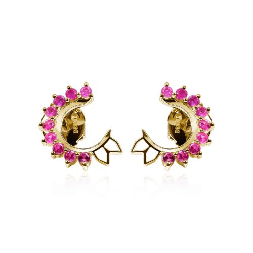 Pink Sapphires Earrings Argo