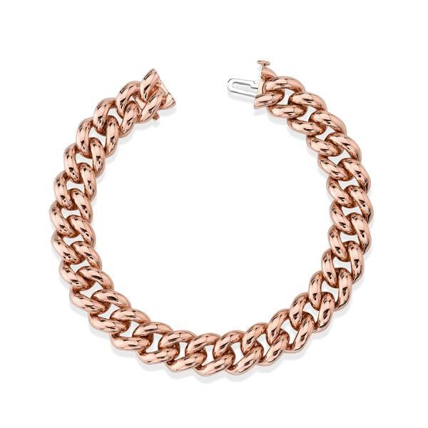 SOLID GOLD ESSENTIAL LINK BRACELET