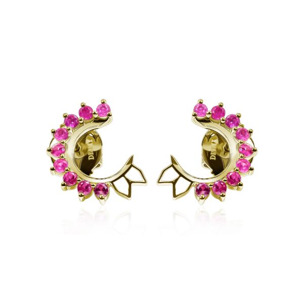 Pink Sapphires Earrings Argo