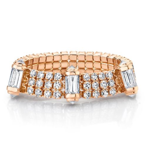 DIAMOND TRIPLE THREAD RING