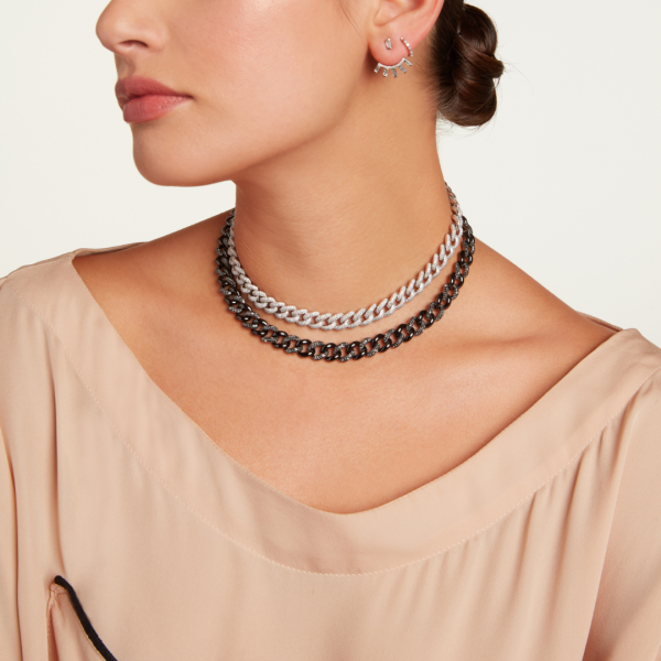 DIAMOND PAVE ESSENTIAL LINK NECKLACE