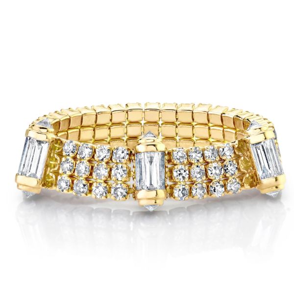 DIAMOND TRIPLE THREAD RING