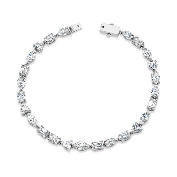MINI MIXED DIAMOND TENNIS BRACELET