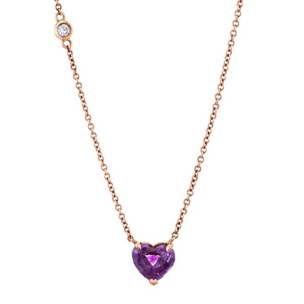 LIMITED EDITION AMETHYST HEART NECKLACE