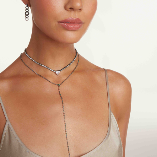 READY TO SHIP MIXED CERAMIC LINK DROP EARRINGS