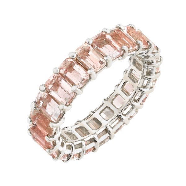 MORGANITE ETERNITY BAND
