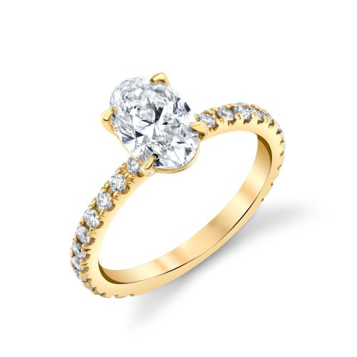 DIAMOND OVAL SOLITAIRE RING