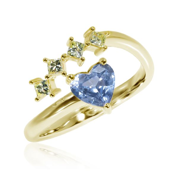 Sapphire & Diamond Ring Spring Sky