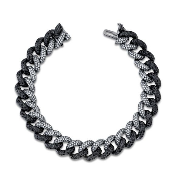 DIAMOND PAVE TWO-TONE ESSENTIAL LINK BRACELET