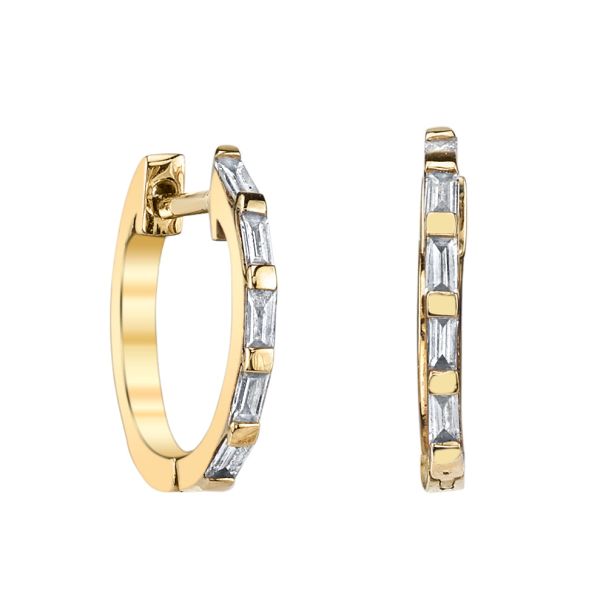 DIAMOND BAGUETTE MINI HUGGIES