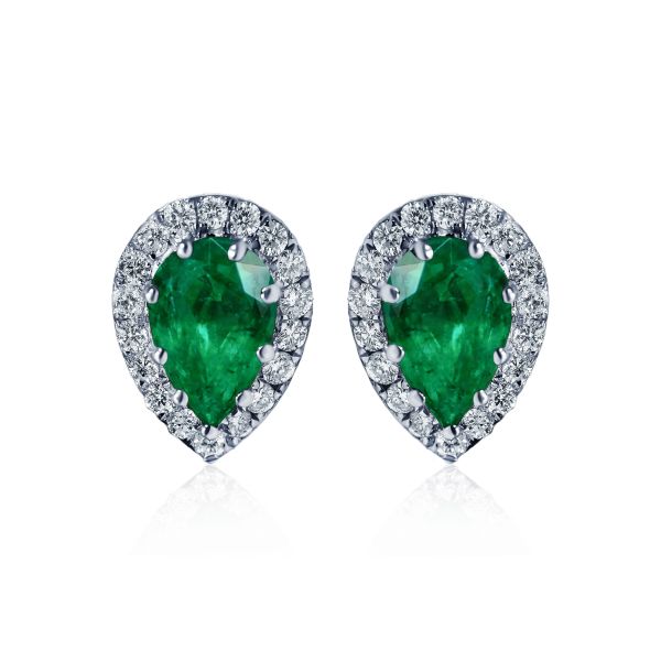 Emerald & Diamond Earrings Ceres