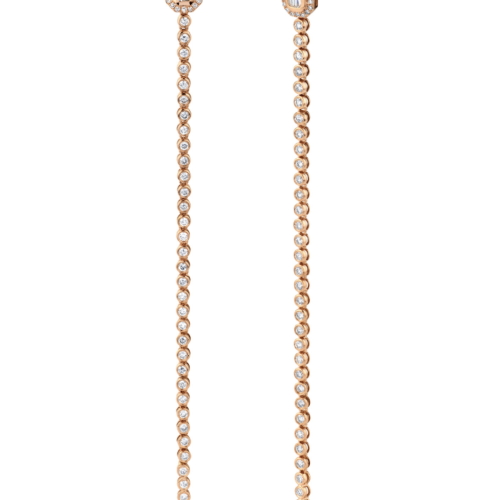 READY TO SHIP DIAMOND XL STICK BEZEL EARRINGS