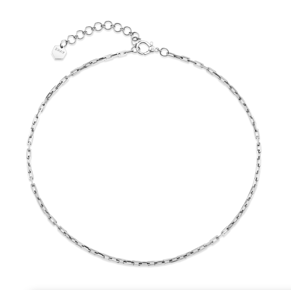 SOLID GOLD BABY DECO LINK NECKLACE