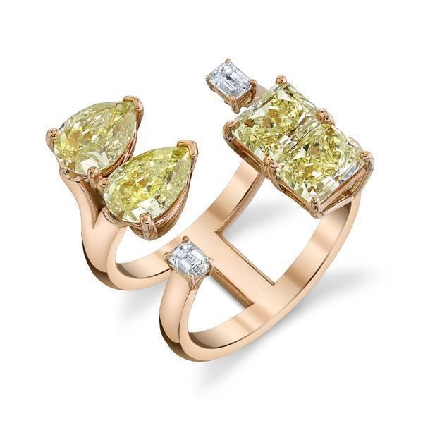 STAGGERED SOLITAIRE DIAMOND RING