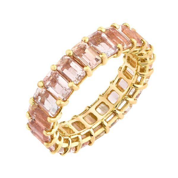 MORGANITE ETERNITY BAND