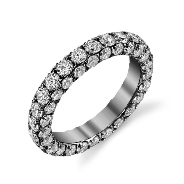 DIAMOND 3 SIDED ETERNITY BAND