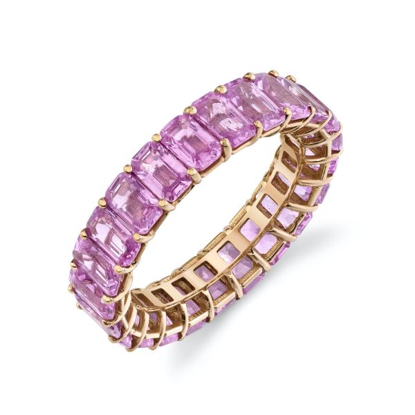 PINK SAPPHIRE ETERNITY BAND